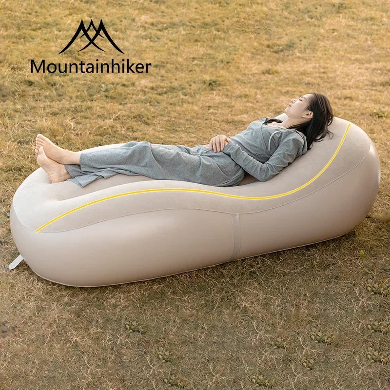 MountainHiker Inflatable Sofa Bed – Portable Lazy Air Mattress for Camping