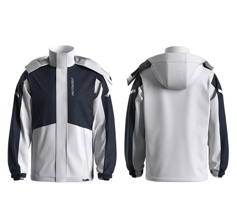 Motorcycle Raincoat Suit – Waterproof Jacket & Trousers for Camping Hiking & Cycling