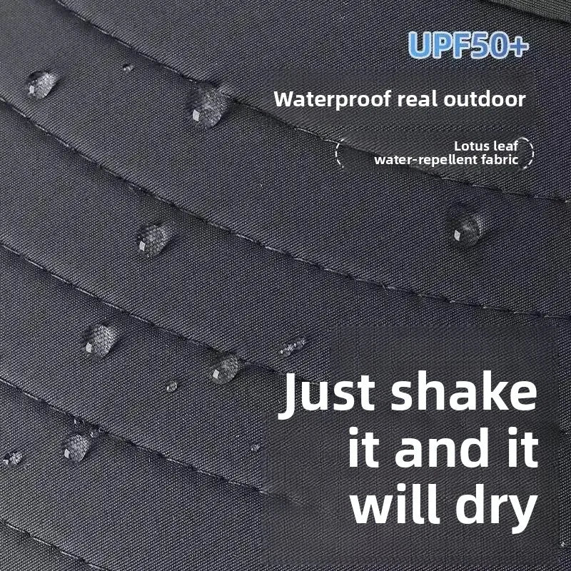 Outdoor UV Protection Hat – Waterproof Sunshade Cap with Neck Flap