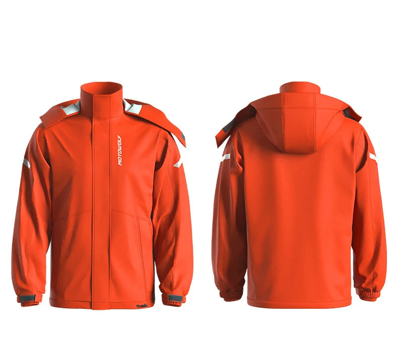 Motorcycle Raincoat Suit – Waterproof Jacket & Trousers for Camping Hiking & Cycling