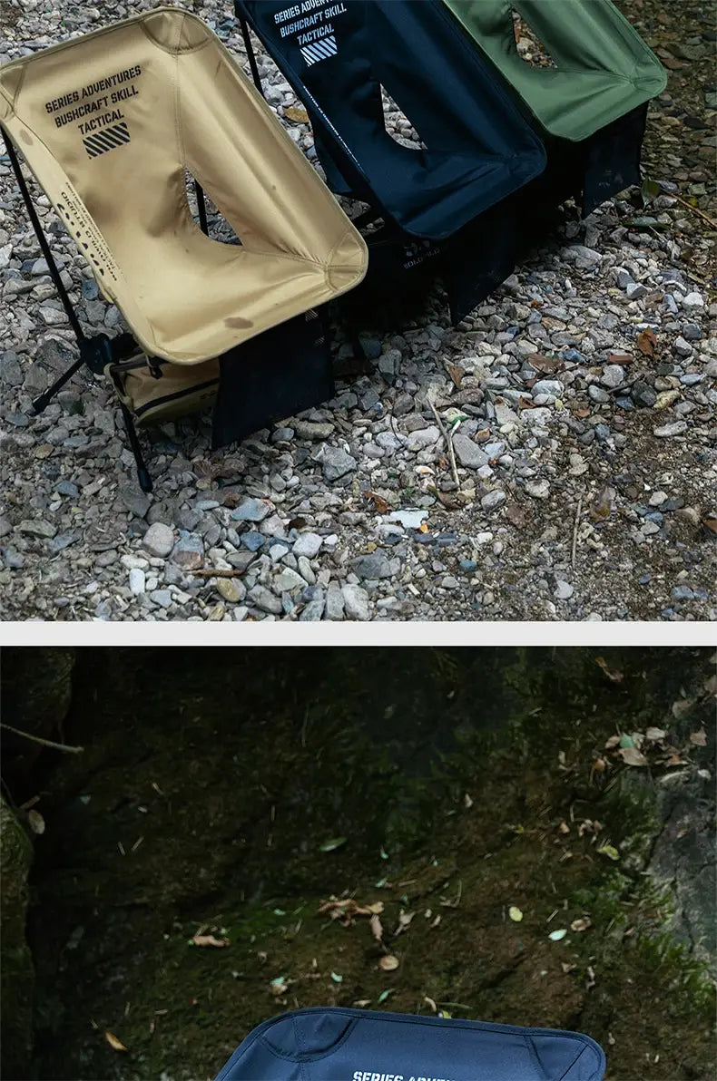 WellHike Folding Moon Chair – Lightweight Square Frame Beach & Picnic Chair