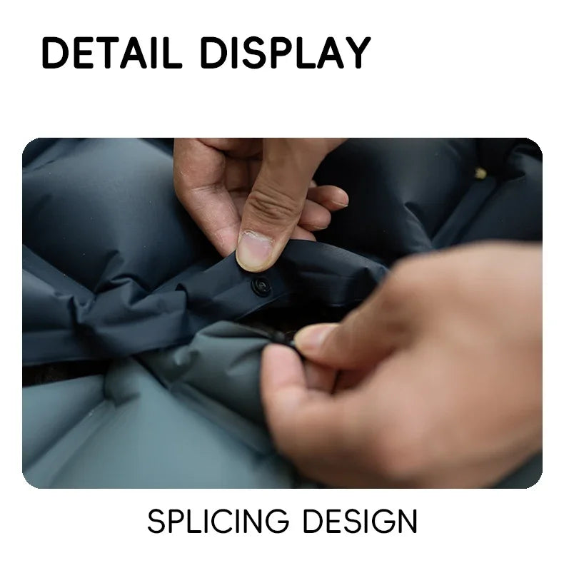 Tarka Inflatable Camping Mat – Self-Inflating Mattress with Pillow