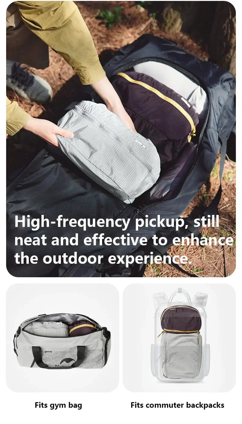 Naturehike Ultralight Camping Organizer Backpack – Splash-Proof & Washable