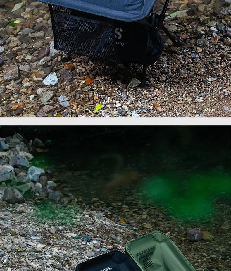 WellHike Folding Moon Chair – Lightweight Square Frame Beach & Picnic Chair