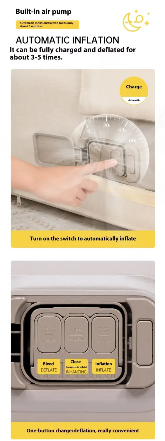 LohasCamping Inflatable Air Sofa – Portable Waterproof Lazy Chair for Outdoor & Home