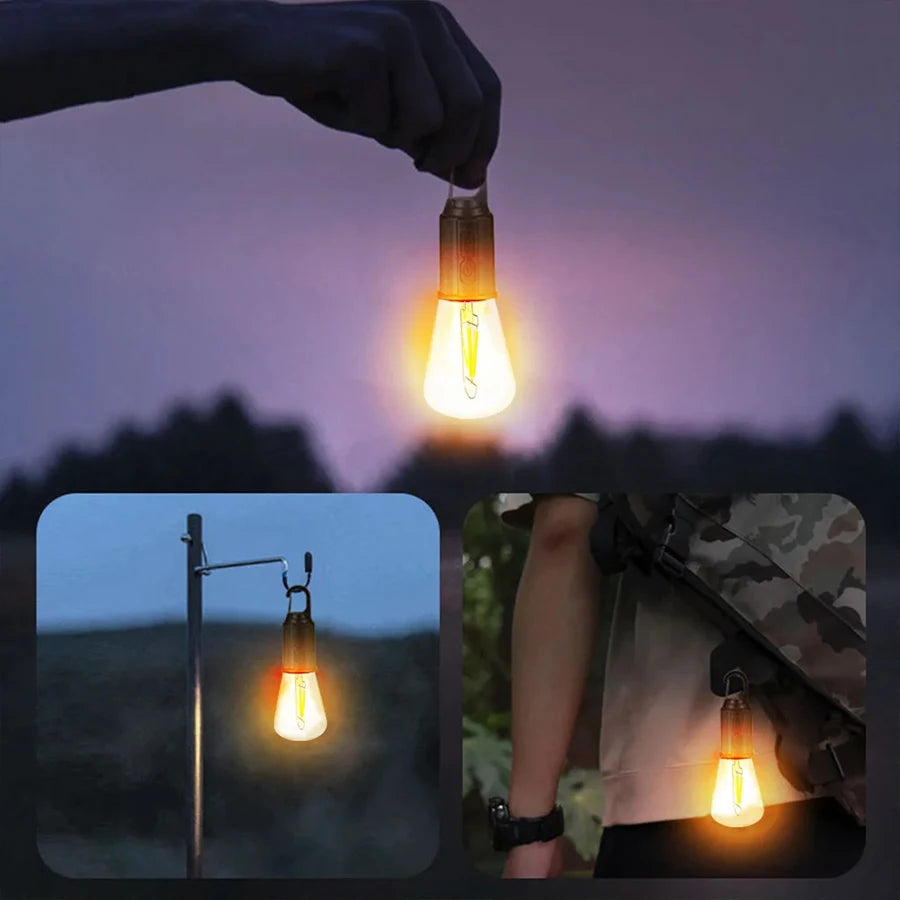 LED Camping Light – Type-C Rechargeable Waterproof Lamp (400 mAh 100 lm)