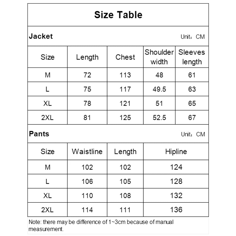 Motorcycle Raincoat Suit – Waterproof Jacket & Trousers for Camping Hiking & Cycling