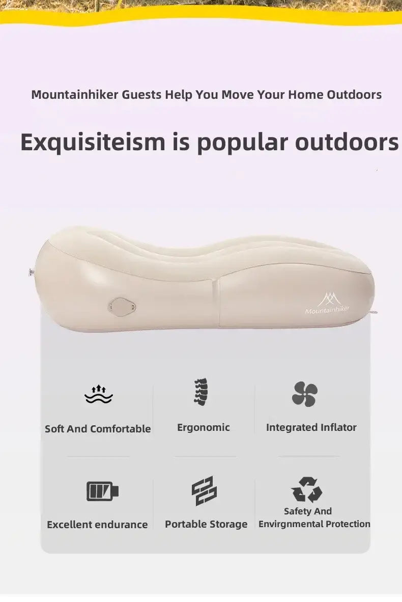 MountainHiker Inflatable Sofa Bed – Portable Lazy Air Mattress for Camping