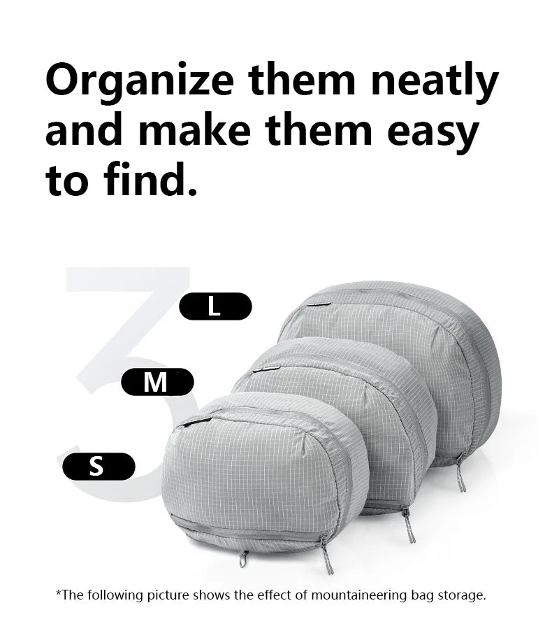 Naturehike Ultralight Camping Organizer Backpack – Splash-Proof & Washable