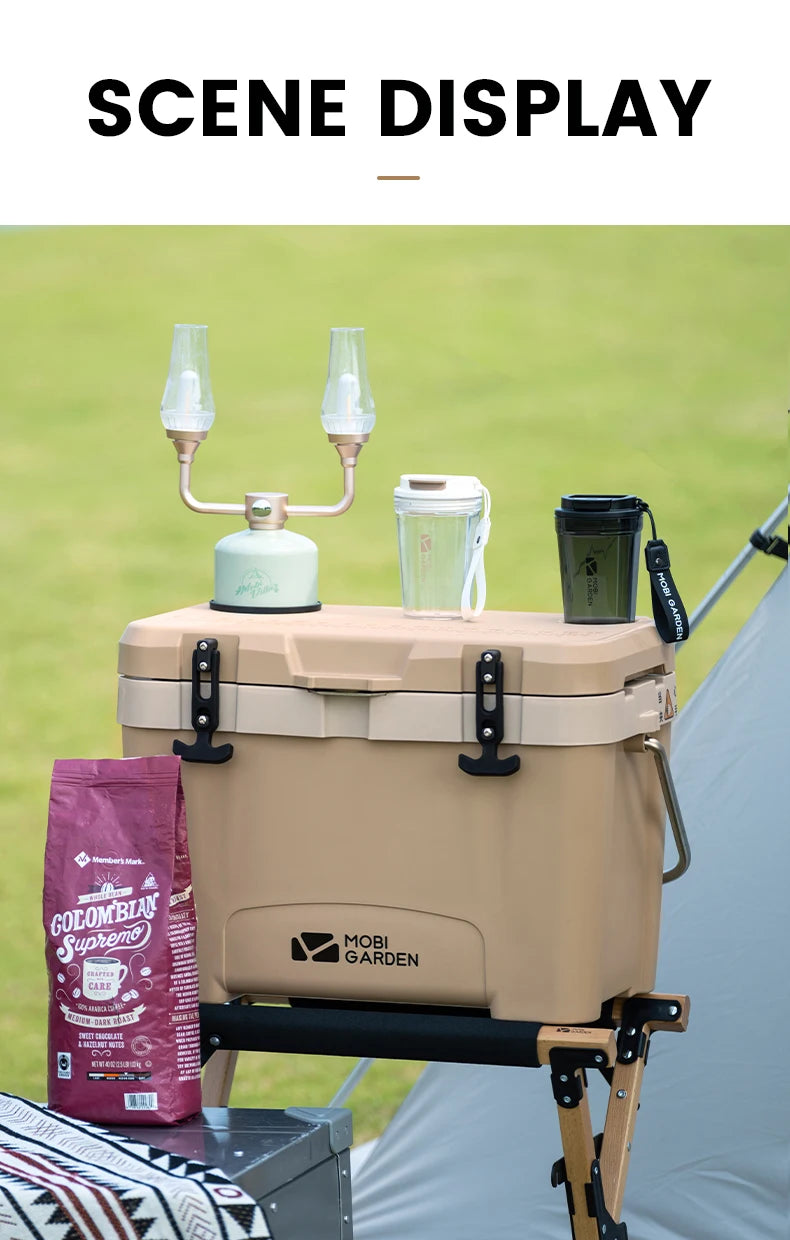 Mobi Garden 25 L Camping Ice Box – Portable Cooler for Food & Drinks