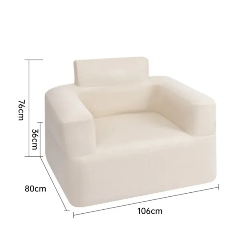 LohasCamping Inflatable Air Sofa – Portable Waterproof Lazy Chair for Outdoor & Home