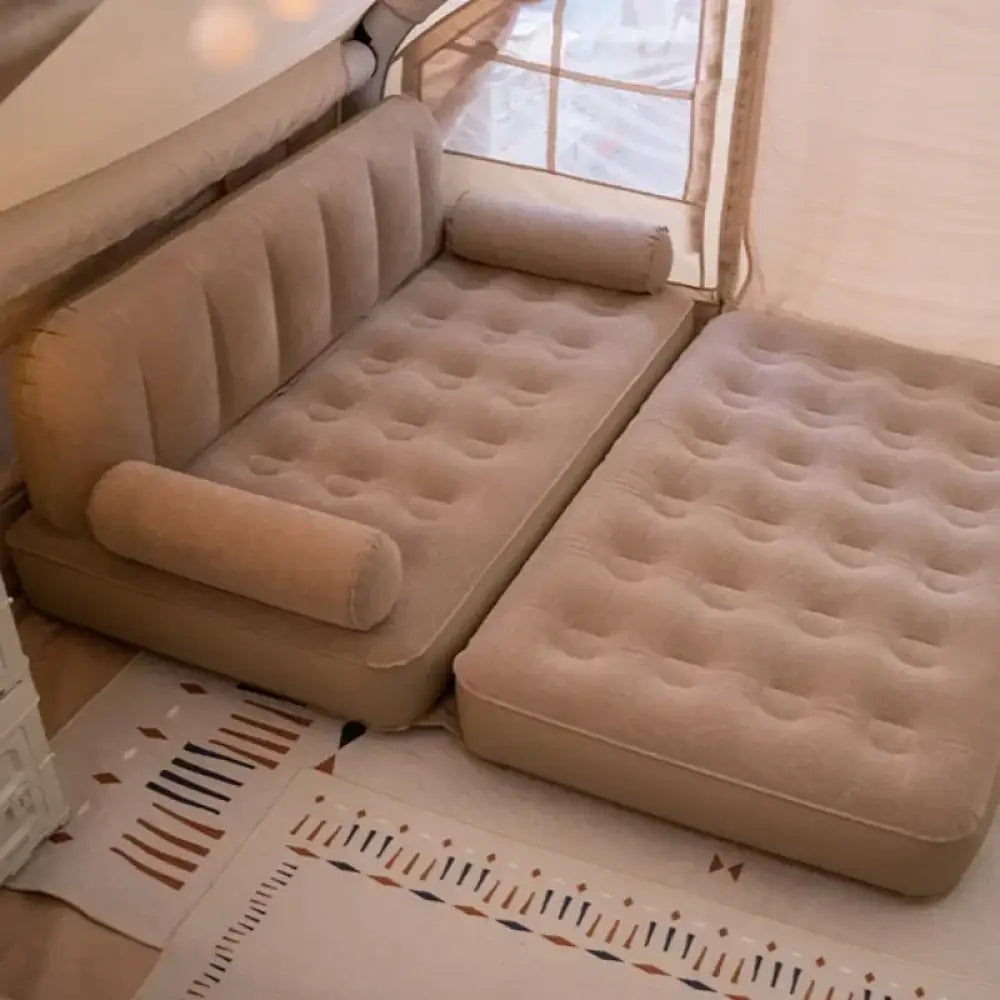 Automatic Inflatable Camping Sofa – Folding Portable Air Couch - Sofa - With Pump - Automatic Inflatable Camping Sofa –