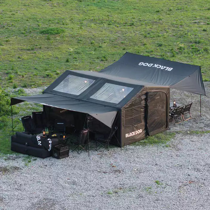 Naturehike BlackDog Inflatable Tent – PU5000 Waterproof Canopy with TPU Window