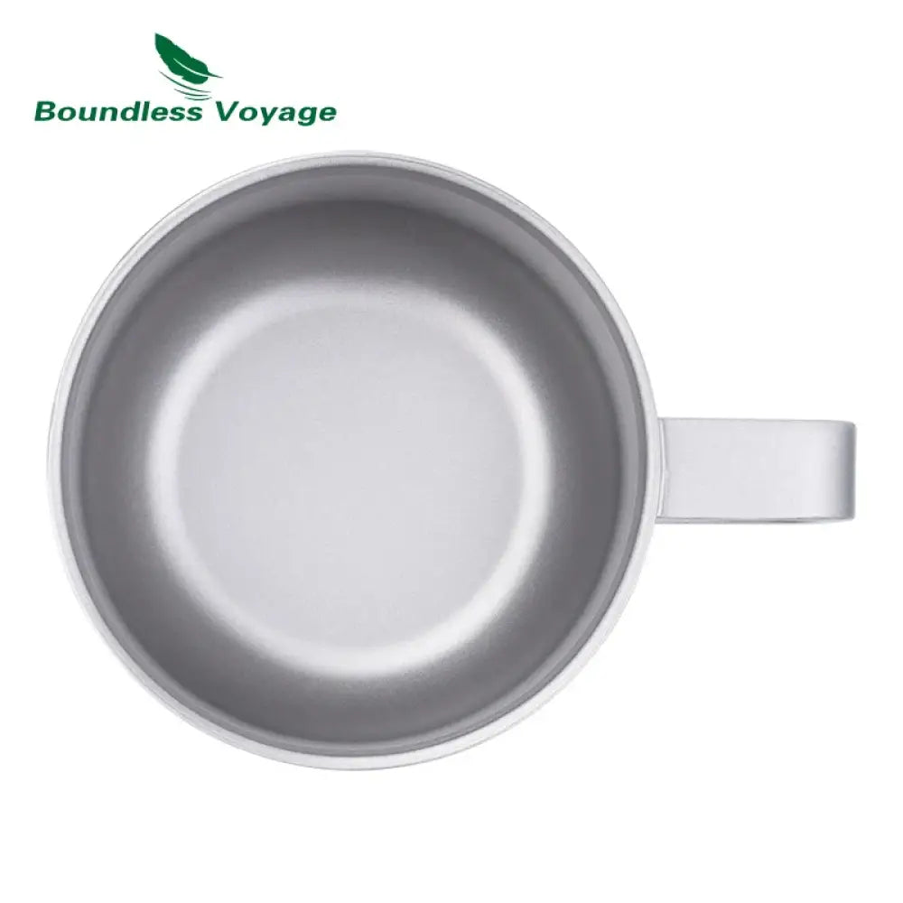 Boundless Voyage Titanium Espresso Cup – 200 ml Double-Wall Coffee Mug - Boundless Voyage Titanium Espresso Cup – 200