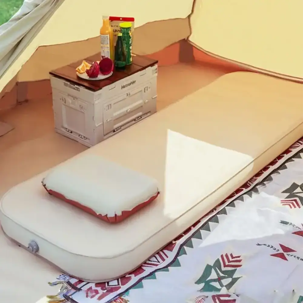 LohasCamping Double Self-Inflating Mattress – 10 cm Compact Folding Sleeping Bed - LohasCamping Double Self-Inflating