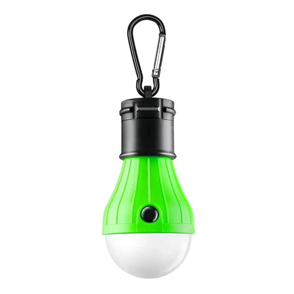 Mini LED Camping Lantern – Battery-Powered Waterproof Light for Tents - Green - Mini LED Camping Lantern –