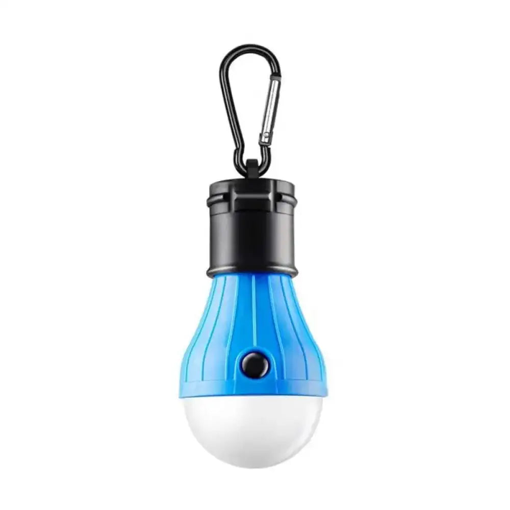 Mini LED Camping Lantern – Battery-Powered Waterproof Light for Tents - Blue - Mini LED Camping Lantern –