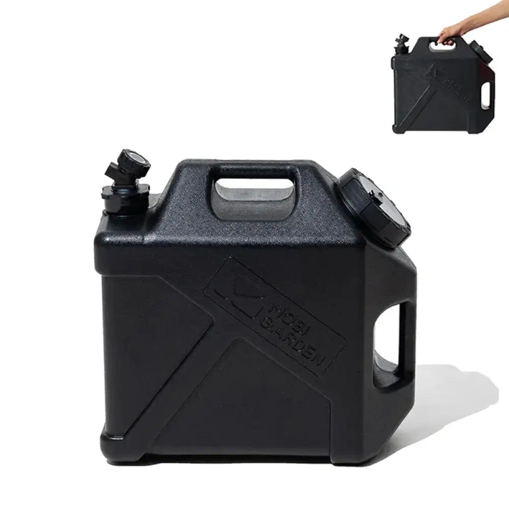 Mobi Garden MU-ZE Water Container – Portable Food-Grade Camping Bucket with Faucet - Black - 20L - Mobi Garden MU-ZE