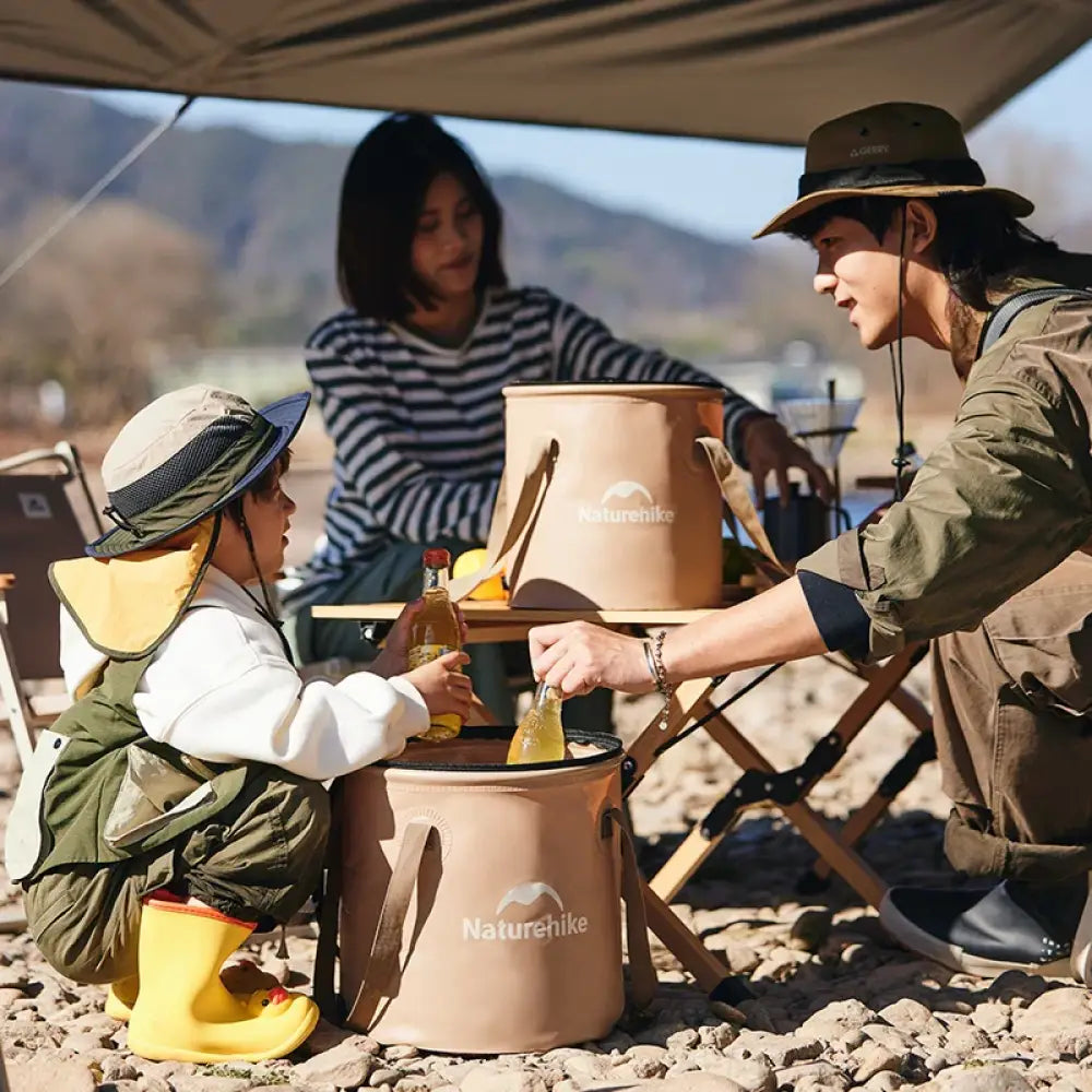 Naturehike Collapsible Camping Basin – Portable Waterproof Folding Sink (10L / 20L) - Naturehike Collapsible Camping
