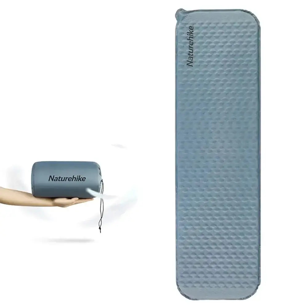 Naturehike Ultralight Air Mattress – Quick Self-Inflating Sleeping Pad - Square - Blue - Naturehike Ultralight Air