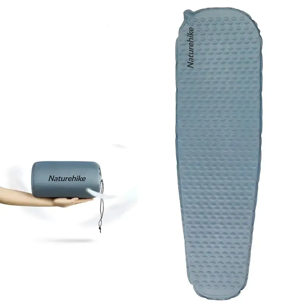 Naturehike Ultralight Air Mattress – Quick Self-Inflating Sleeping Pad - Mummy - Blue - Naturehike Ultralight Air