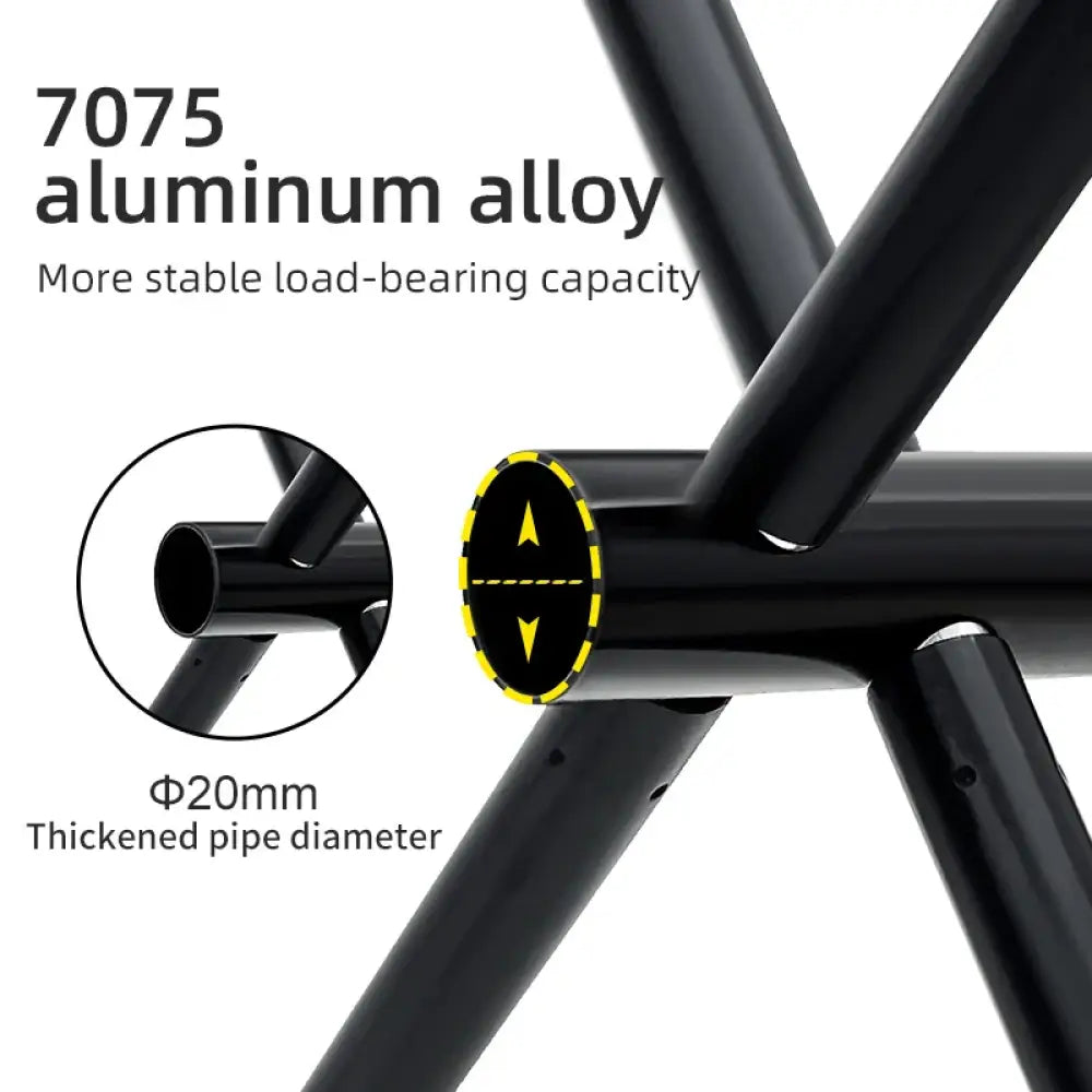 Pacoone Folding Mini Stool – Aluminium Alloy Portable Chair for Camping & Fishing - Pacoone Folding Mini Stool –