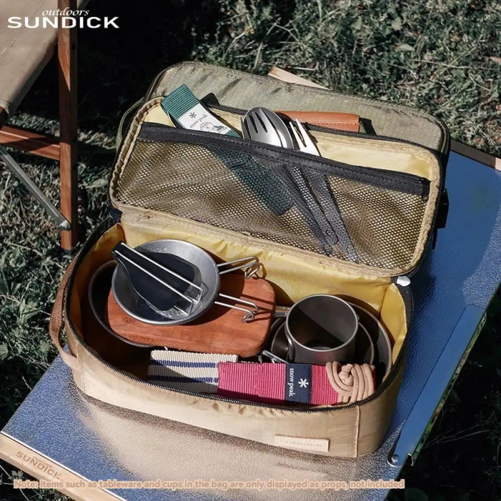 Sundick Camping Organizer Bag – Tableware Stove & Gas Cylinder Storage - Sundick Camping Organizer Bag – Tableware