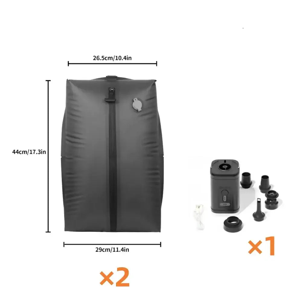 Travel Vacuum Storage Bags – Reusable Compression Bags with Air Pump - Travel Vacuum Storage Bags – 17L & 34L Reusable