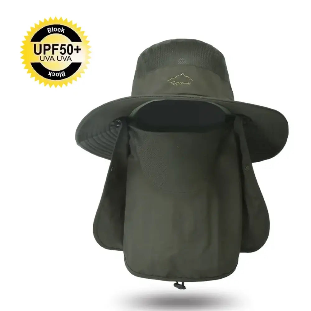 Waterproof Bucket Hat – Sun Protection Boonie Hat for Fishing & Hiking - Army green / 56-62 cm - Waterproof Bucket Hat